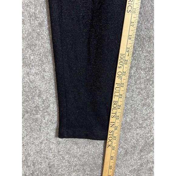 Max &‎ Mia Knit Pull On Tapered Leg Lounge Pants Womens Size Small Black Pockets - Picture 10 of 11